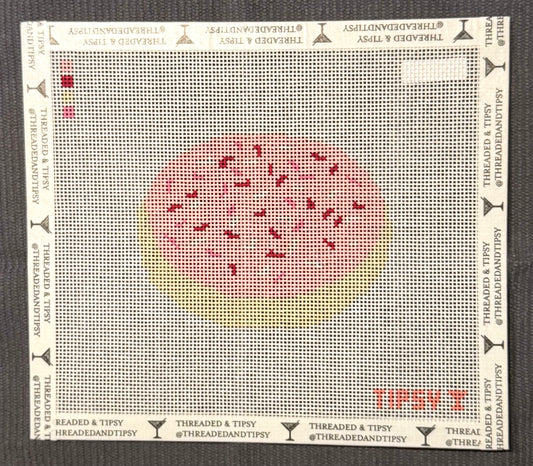 Sprinkle Cookie Needlepoint Canvas | 13 Mesh Beginner Needlepoint